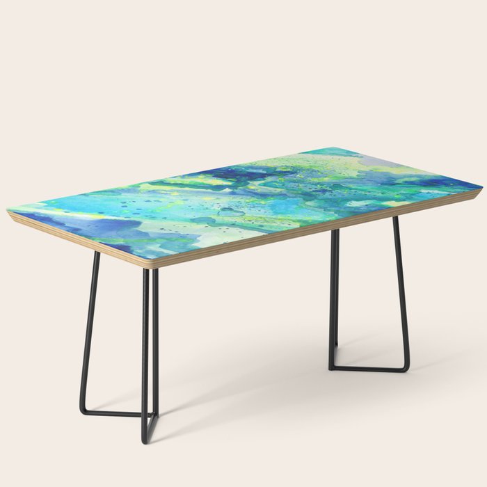 Caribbean Blues Abstract Coffee Table Gallery Image 1