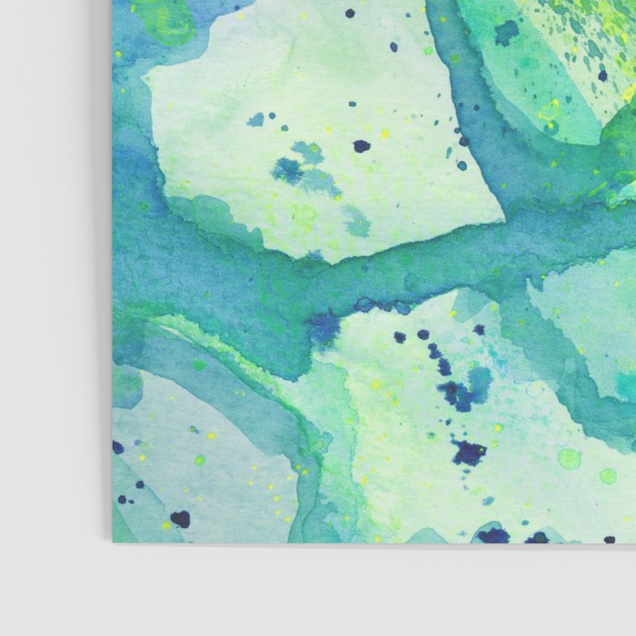Caribbean Blues Abstract Poster Gallery Image 3