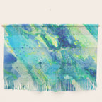 Caribbean Blues Abstract Wall Hanging Gallery Image 1