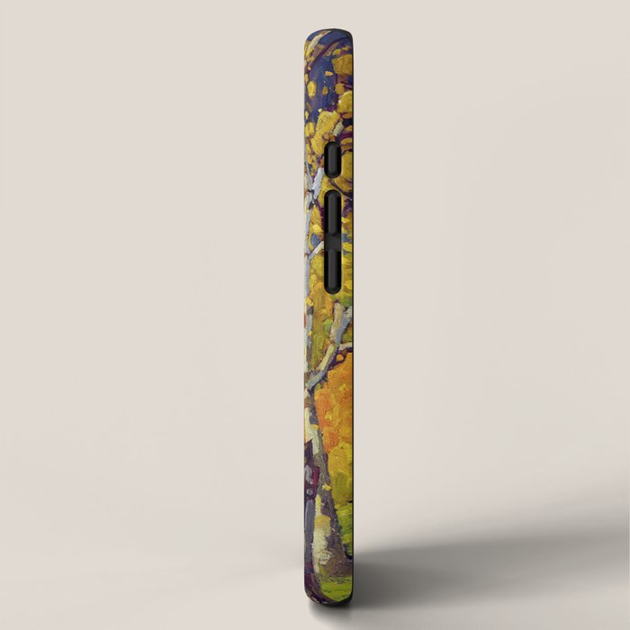 Franklin Carmichael Canadian artist Art Nouveau Post-Impressionism October Gold iPhone Case Gallery Image 2