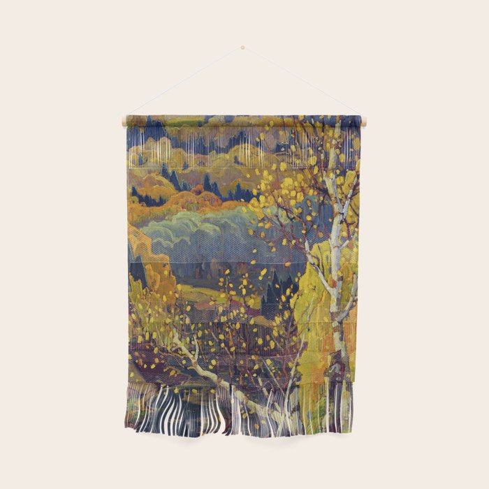 Franklin Carmichael Canadian artist Art Nouveau Post-Impressionism October Gold Wall Hanging Gallery Image 1