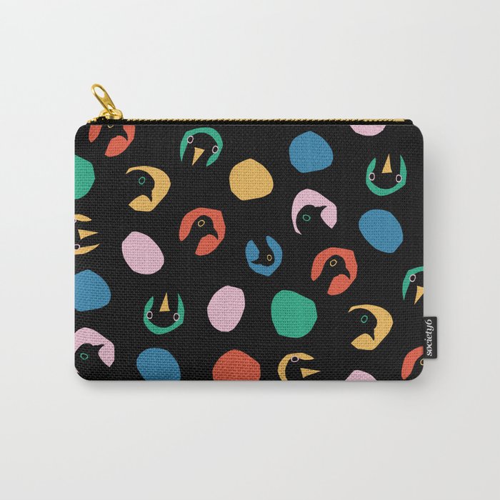 Pigeon Holed Pattern Carry All Pouch Gallery Image 1