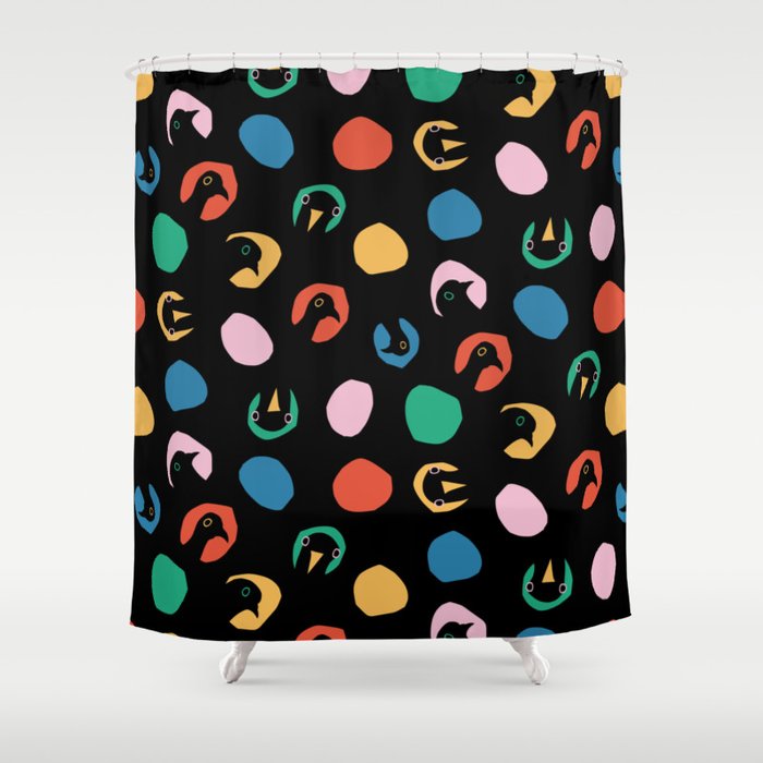 Pigeon Holed Pattern Shower Curtain Gallery Image 1