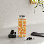 Vagabondâs Cupboard - marigold and pink Water Bottle Gallery Image 4
