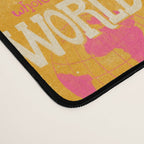 Vagabondâs Cupboard - marigold and pink Desk Mat Gallery Image 4