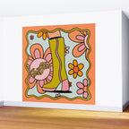 Sagittarius Groovy Boot Wall Mural Gallery Image 2