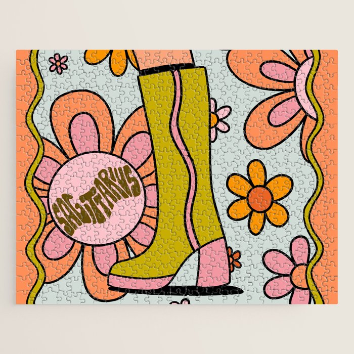 Sagittarius Groovy Boot Jigsaw Puzzle Gallery Image 1