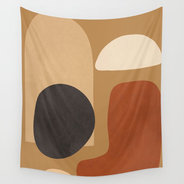 Abstract Minimal Art 1 Wall Tapestry Gallery Image 1