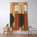 Abstract Minimal Art 1 Window Curtain Gallery Image 5