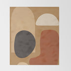 Abstract Minimal Art 1 Throw Blanket Gallery Image 2