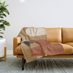 Abstract Minimal Art 1 Throw Blanket Gallery Image 1