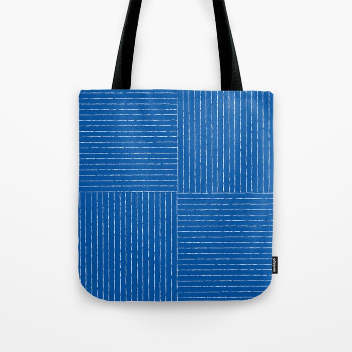 Lines III (Sapphire Blue) Tote Bag Gallery Image 1