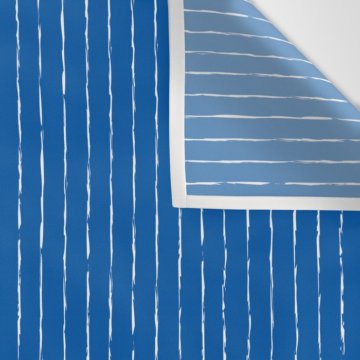 Lines III (Sapphire Blue) Wall Tapestry Gallery Image 3