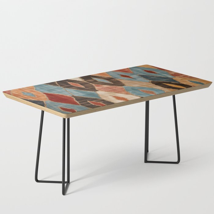 Rustic Shabby Moroccan Weave Coffee Table Gallery Image 1