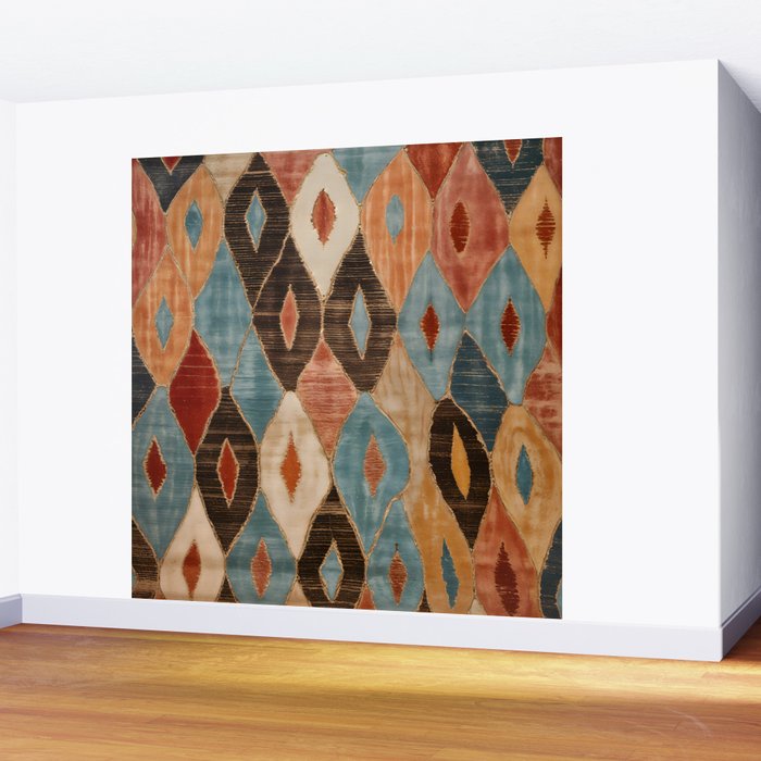 Rustic Shabby Moroccan Weave Wall Mural Gallery Image 2