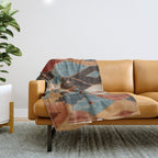 Rustic Shabby Moroccan Weave Throw Blanket Gallery Image 1