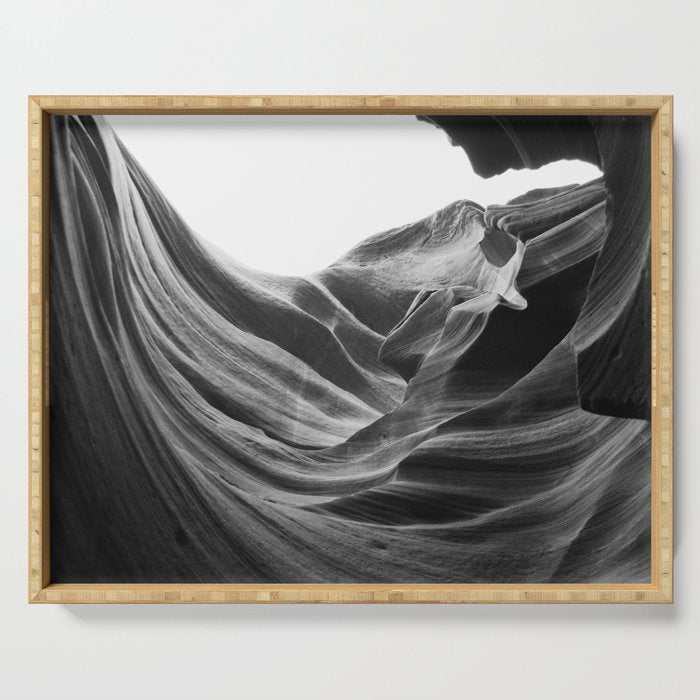 ANTELOPE CANYON VIII / arizona desert Serving Tray Gallery Image 1