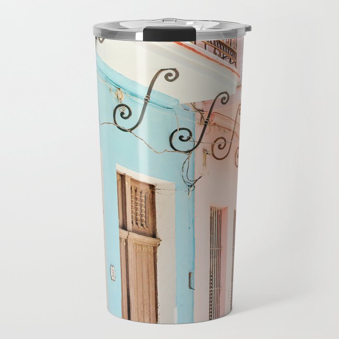 Caribbean Color - Havana Cuba Travel Photography Travel Mug Gallery Image 1