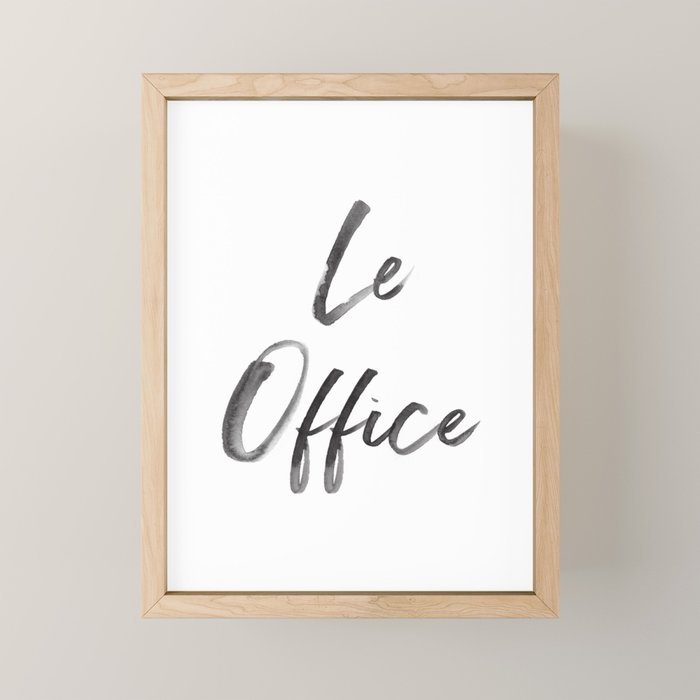 Le Office Mini Art Print Gallery Image 1