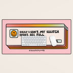 Scratch Disks Are Full Desk Mat Gallery Image 1