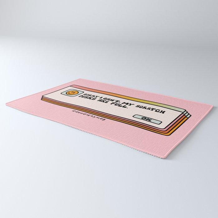 Scratch Disks Are Full Rug Gallery Image 3