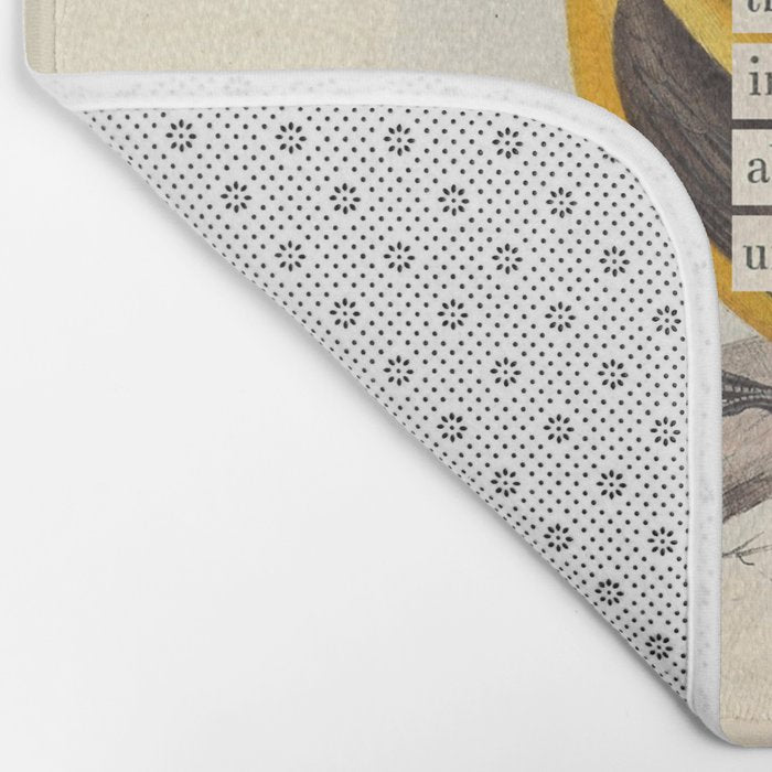 Bird Divinations: Golden Oriole (about: almanacofbirds.org) Bath Mat Gallery Image 2