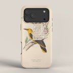 Bird Divinations: Golden Oriole (about: almanacofbirds.org) iPhone Case Gallery Image 4
