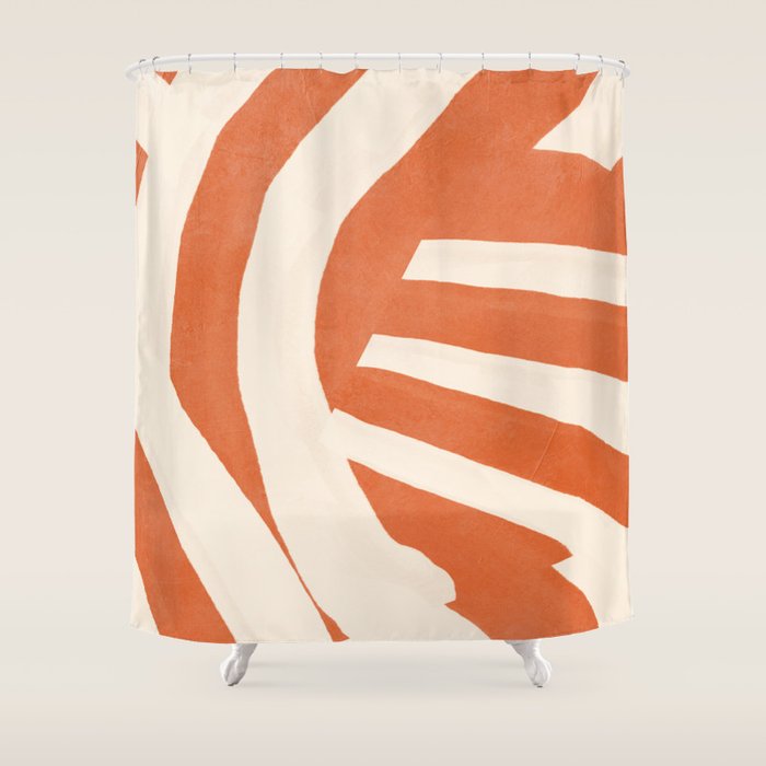 abstract minimal 84 Shower Curtain Gallery Image 1