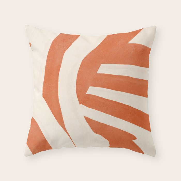 abstract minimal 84 Throw Pillow Gallery Image 1