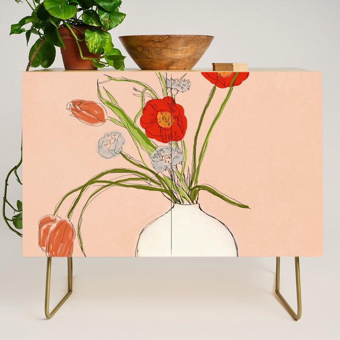 Spring Bouquet Uplifting Credenza Gallery Image 1