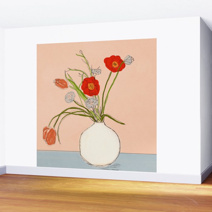 Spring Bouquet Uplifting Wall Mural Gallery Image 2
