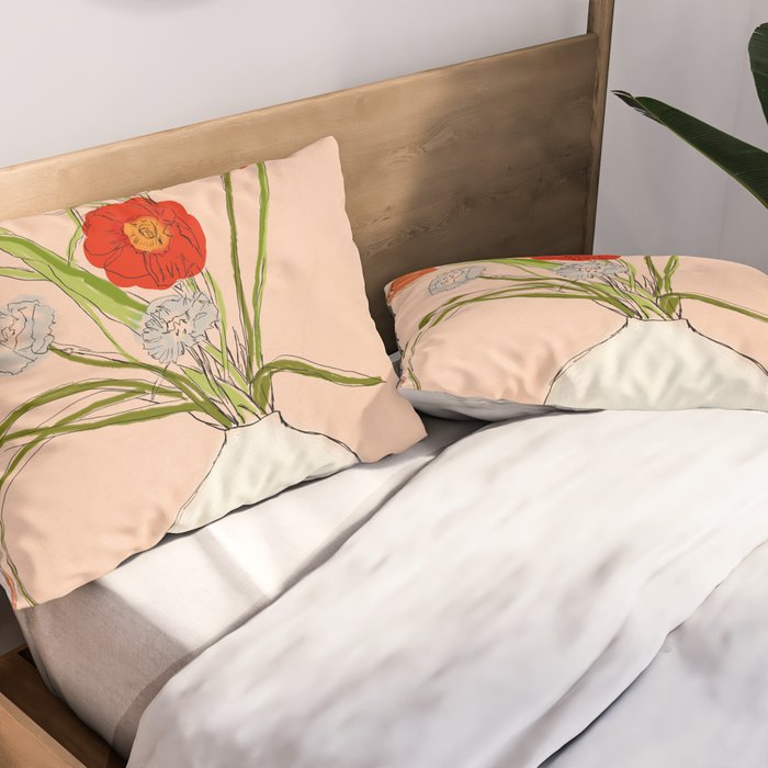 Spring Bouquet Uplifting Pillow Sham Gallery Image 2