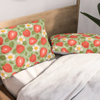 Strawberry Pattern - Amalfi Coast Cocktails Pillow Sham Gallery Image 2