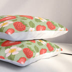 Strawberry Pattern - Amalfi Coast Cocktails Pillow Sham Gallery Image 3