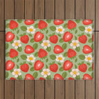 Strawberry Pattern - Amalfi Coast Cocktails Outdoor Rug Gallery Image 1