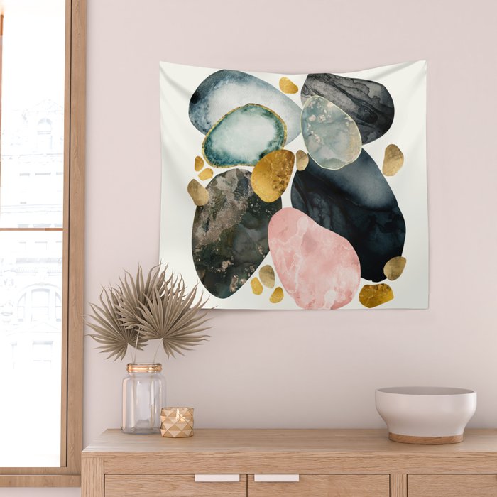 Pebble Abstract Wall Tapestry Gallery Image 2
