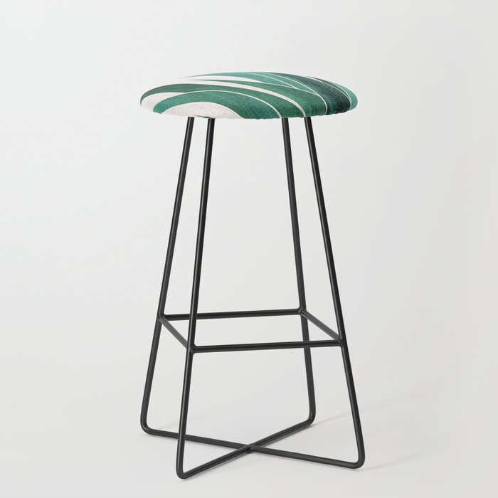 Desert Agave Botanical Drawing Stool Gallery Image 1
