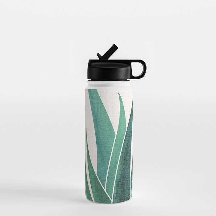 Desert Agave Botanical Drawing Water Bottle Gallery Image 1