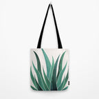 Desert Agave Botanical Drawing Tote Bag Gallery Image 2
