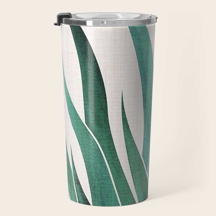 Desert Agave Botanical Drawing Travel Mug Gallery Image 3