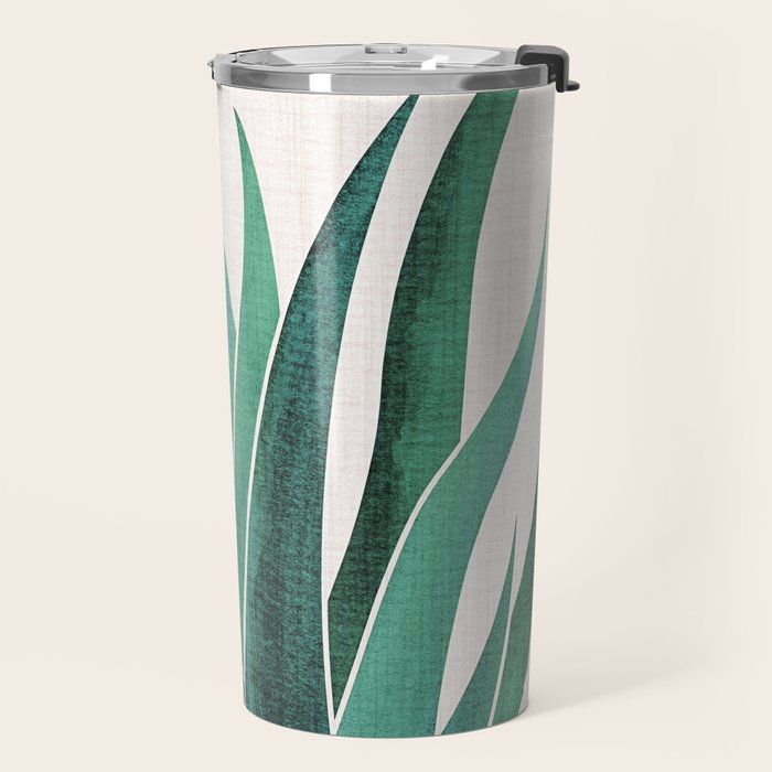 Desert Agave Botanical Drawing Travel Mug Gallery Image 2
