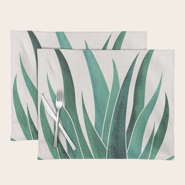 Desert Agave Botanical Drawing Placemat Gallery Image 1