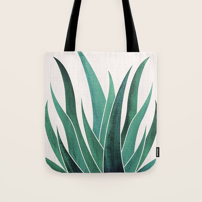 Desert Agave Botanical Drawing Tote Bag Gallery Image 1