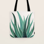 Desert Agave Botanical Drawing Tote Bag Gallery Image 1