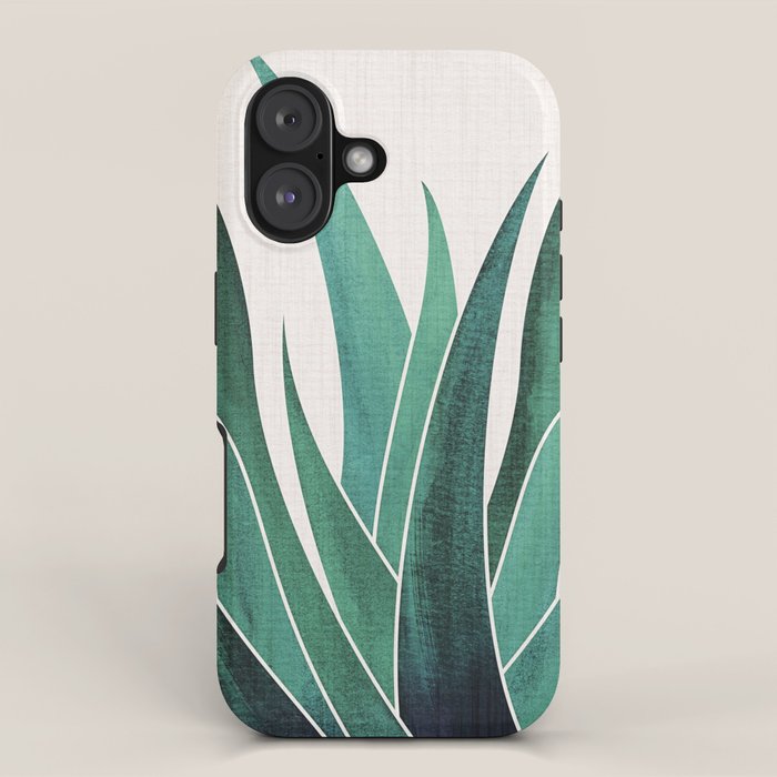 Desert Agave Botanical Drawing iPhone Case Gallery Image 1