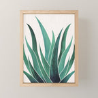 Desert Agave Botanical Drawing Mini Art Print Gallery Image 1
