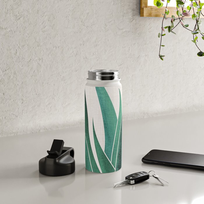 Desert Agave Botanical Drawing Water Bottle Gallery Image 4