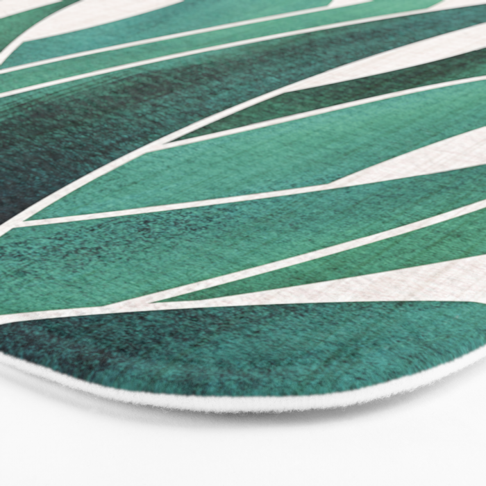 Desert Agave Botanical Drawing Bath Mat Gallery Image 3