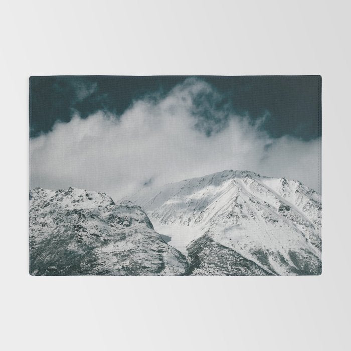 Winter Mountain Landscape Rug Gallery Image 2