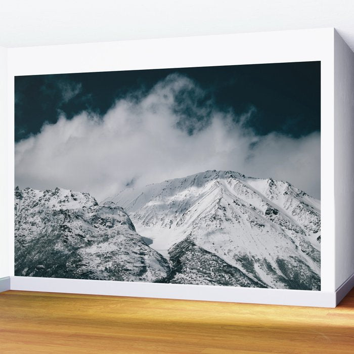 Winter Mountain Landscape Wall Mural Gallery Image 2